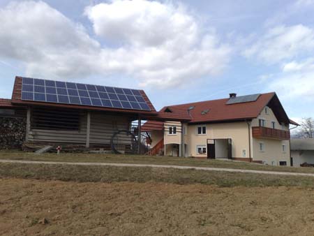 Roof Top Application in Besnica, Drole (Slovenia)